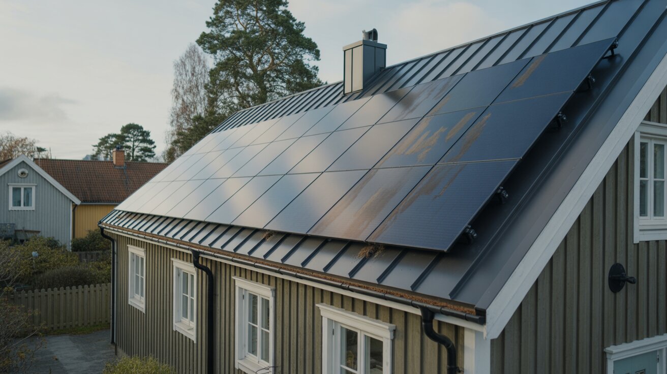 Installera Solcellspaneler & Solfångare