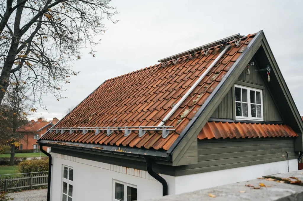 taks kerhet f r villa gare regler utrustning och n r du beh ver anlita proffs