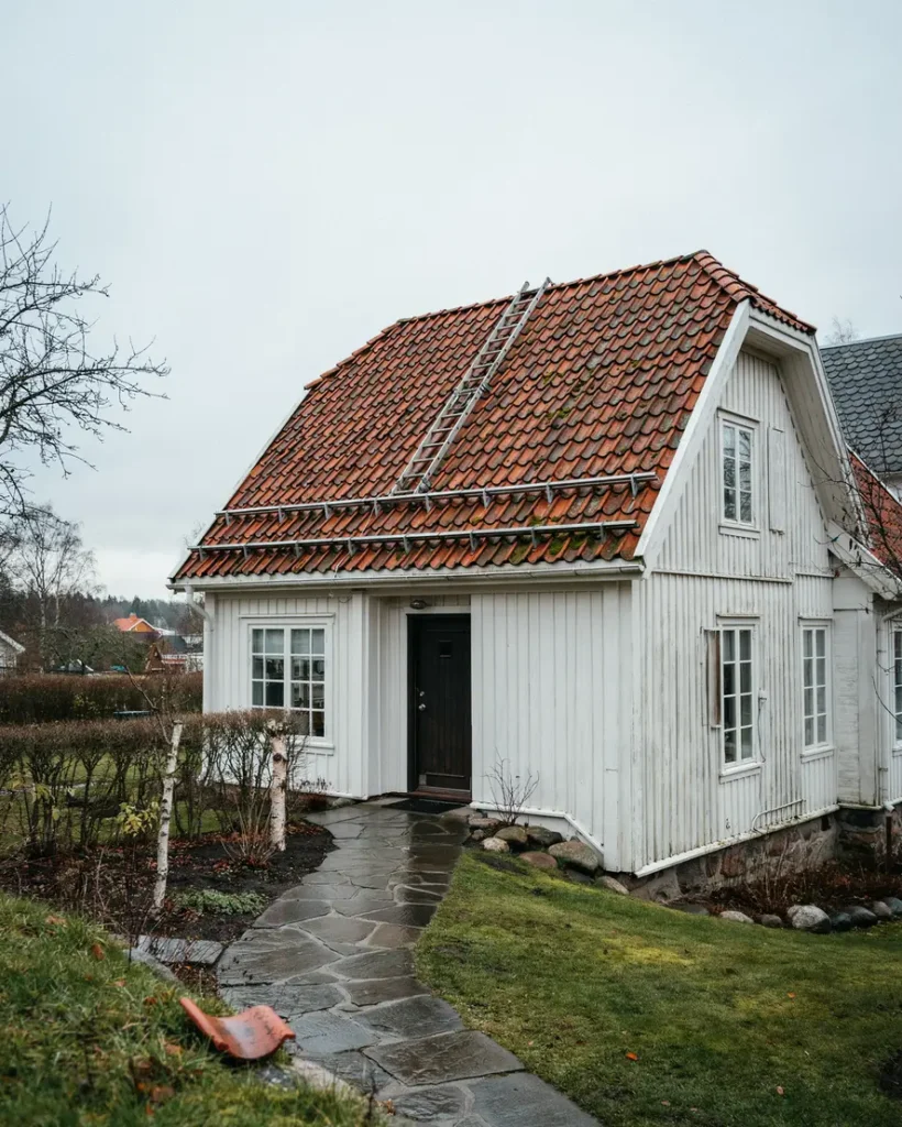 taks kerhet p huset regler f r glidskydd och takstege